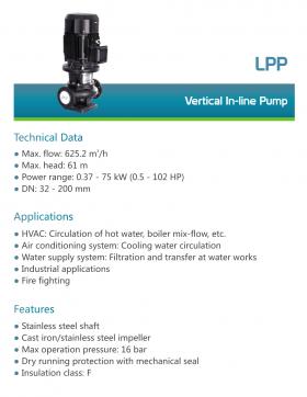 LPP Vertical In-line Pump