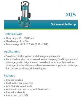 XQS Submersible Pump