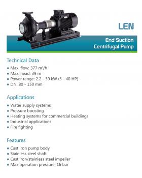 LEN End Suction Centrifugal Pump