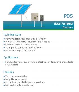 PDS Solar Pumoing