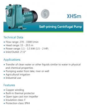 XHSm Self-priming Centrifugal Pump