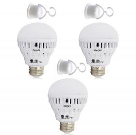 IWACHI หลอดไฟอัจฉริยะ LED 7W. แสงขาว Day Light (สีขาว) แพ็ค 3 หลอด