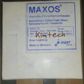 ขาย maxos disc sight glass disc sight glass DIA 63 mm. X Thk 10 mm.
