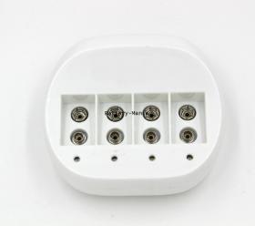 เครื่องชาร์จ C822 ชาร์จถ่าน 9V ได้สูงสุดถึง 4 ก้อน มีระบบตัดไฟอัตโนมัติ