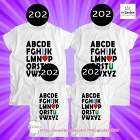 ขายเสื้อยืดครอบครัว คู่รัก เสื้อยืดสกรีนลายน่ารักๆ  Little cupcake t-shirt