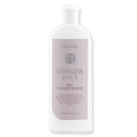 Giffarine Ginger Spicy Spa Conditioner 400 ml. กิฟฟารีน จินเจอร์ สไปซี่ สปา คอนดิชั่นเนอร์ ครีมนวดผมผสมสารบำรุง Natural Ester Quat Sodium PCA. Pro-Vitamin B5 และสารสกัดจากขิง 