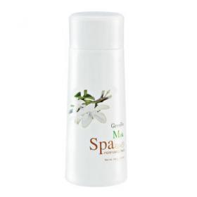 Giffarine Mok Spa Perfumed Talc 100 g. กิฟฟารีน โมก สปา เพอร์ฟูม ทัลค์ แป้งหอมประทินทั่วเรือนร่างด้วยกลิ่นหอมสดชื่นของดอกโมก พร้อมมอบความแห้งสบายผิวตลอดวัน