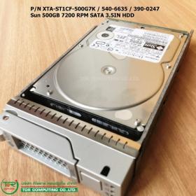 Sun XTA-ST1CF-500G7K 500GB 7200 RPM SATA 3.5 HDD (540-6635 / 390-0247)