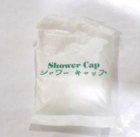 หมวกคลุมผมพลาสติก (shower cap)