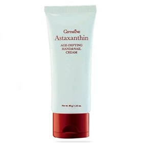 กิฟฟารีน แอสตาแซนธิน เอจ-ดีไฟอิ้ง แฮนด์แอนด์เนลครีม ขนาด 40 กรัม giffarine astaxanthin age-defying hand and nail cream 