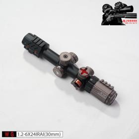 กล้องติดปืนยิงเร็ว ใหม่ WG 1.2-6×24 IRAI รุ่นลิมิเต็ด มี2สี