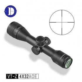 กล้อง Discovery VT-Z 4x32 AOE มีปรับหลาหน้า มีไฟ2สีเขียวแดง