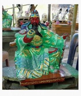 กวนอูปลดหนี้ (งานหินทราย ) 