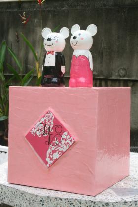 ขาย cj handmade กล่องหมีคู่