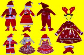 ชุดซานตาคลอส xmas Fancy Santaboy Santagirl Santababy PretySanta หมวกSanta หน้ากากซานตาครอส เคราซานตาครอส คาดผมกวางเรนเดียร์ ของขวัญคริสต์มาส