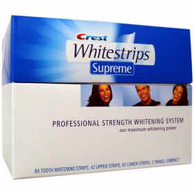 ขายแผ่นแปะฟันขาว  Crest Whitestrips Supreme Supreme รุ่นที่ดีที่สุดของ Crest ซองละ 100 บาท ถูกที่สุดในเวบค่ะ
