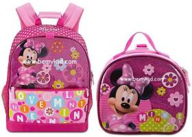 เซ็ทกระเป๋าเป้และกระเป๋าเก็บอุณหภูมิ Minnie Mouse