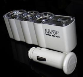 CY-0120 - Car Triple Power Socket with USB