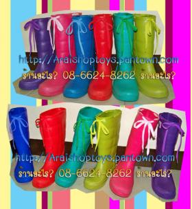 Fashion RainBoot บู๊ทยางแฟชั่น บูทยางกันน้ำแฟชั่น บูทยางลุยน้ำท่วม รองเท้าบูทยาง