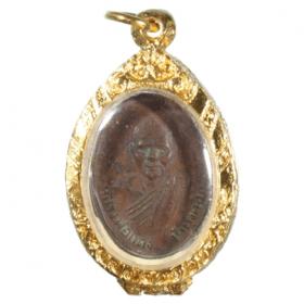 C1-8553  เหรียญหลวงพ่อแดง วัดทุ่งคอก จ. สุพรรณบุรี (รุ่นแรก) เนื้อทองแดง