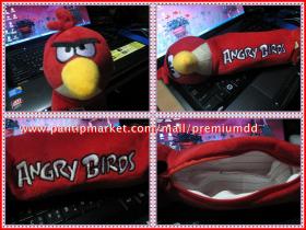 กระเป๋าใส่ของ / ใส่ดินสอ หัวตุ๊กตา Angry Bird