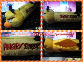 กระเป๋าใส่ของ / ใส่ดินสอ หัวตุ๊กตา Angry Bird