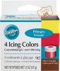 Wilton Primary 4 - Icing Colors Set