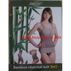 ชุดกระชับสัดส่วน Zirana Bamboo Charcoal 3 in 1 ราคา 690 บาท
