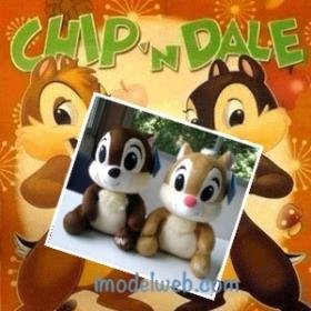 ตุ๊กตา CHIP N DALE ขนาด 12 นิ้ว น่ารักสุดๆ  จ้า