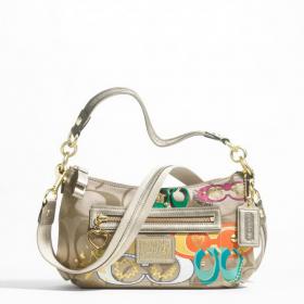 ขาย Coach NWT AUTHENTIC SIGNATURE *DAISY POP C APPLIQUE* CROSSBODY SHOULDER BAG F20029