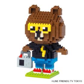 ตัวต่อ Nanoblock -LINE brown B-boy