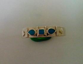 ขาย Silver Turquoises ring แหวนเงิน ประดับ เทอร์ควอยส์