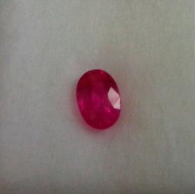 Pink sapphire ทับทิมพม่าแท้ ทรงไข่ ขนาด 0.94 ct
