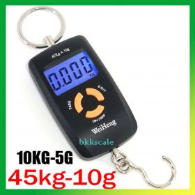 HSC-002 เครื่องชั่งดิจิตอล แบบแขวน 45kg x 10g ทรงเหลี่ยม