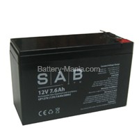 SLA Battery UP1276 SAB 12V 7.6AH