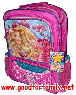 กระเป๋าเป้เด็ก Barbie  Pearl Princess 16 นิ้ว สีชมพู บาร์บี้ กระเป๋าสะพายเด็ก กระเป๋าเด็ก กระเป๋านักเรียน รหัส bckpckbar141
