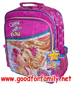 กระเป๋าเป้เด็ก Barbie  Pearl Princess 14 นิ้ว สีชมพู บาร์บี้ กระเป๋าสะพายเด็ก กระเป๋าเด็ก กระเป๋านักเรียน รหัส bckpckbar140