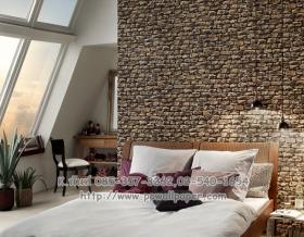 ขาย PPWALL WOOD STONE 090 วอลเปเปอร์ลายอิฐ