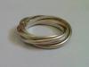 Silver ring เกลียว