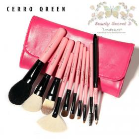 ขาย Cerro Qreen  Professional Pink Makeup Brushes Dream Set