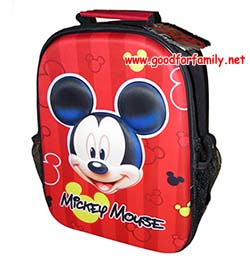 กระเป๋าเป้ Mickey Mouse 15 นิ้ว สีแดง ลายนูน กระเป๋านักเรียน กระเป๋าเด็ก กระเป๋าเป้ กระเป๋าสะพาย การ์ตูน ลิขสิทธิ์  disney รหัส bckpckmic143