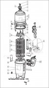 ขาย Hayward อะไหล่ถังกรองผ้า D E Element