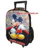 กระเป๋าล้อลาก 16.5 นิ้ว Mickey Mouse สีดำ มิกกี้เม้าส์ กระเป๋านักเรียน กระเป๋าล้อลาก กระเป๋าเด็ก กระเป๋าเดินทาง การ์ตูน รหัส bcktromic140