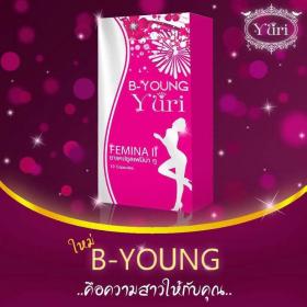 ขาย B-Young Femina by Yuri  B-Young Femina by Yuri ผลิตภัณฑ์อาหารเสริมผู้หญิง