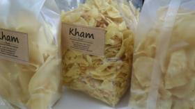 ทุเรียนทอดอบกรอบ สินค้าจากภาคตะวันออก ตราคราม - Kham