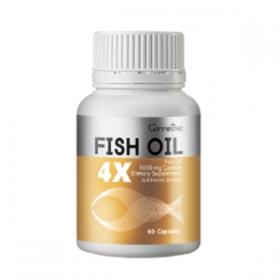 กิฟฟารีน น้ำมันปลา 4เอ็กซ์ 1000 มก. 60 แคปซูล Fish Oil 4X 60 Capsule 