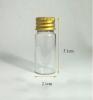 ขวดแก้วใส ขนาด10ml  จุกธรรมดา ฝาอลูมิเนียมสีทอง