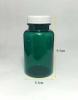 ขวดE140(PET) เขียว ฝาเกลียขาว ขวดพลาสติกชนิดPET สีเขียว ฝาพลาสติกขาว