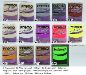 ขาย Premo Sculpey PREMO Polymer clay สีพิเศษ กลิดเตอร์