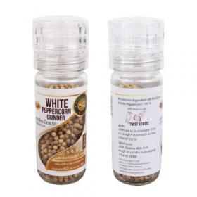 ขาย White peppercorns (bottle with grinder) 60 g. Phung Luang Brand WPC-BG60
